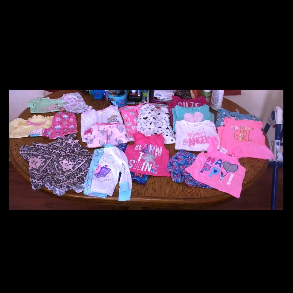 12-18-24 MO PJ BUNDLE BABY GIRL! EUC-GUC
